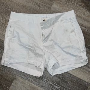 Classic white shorts